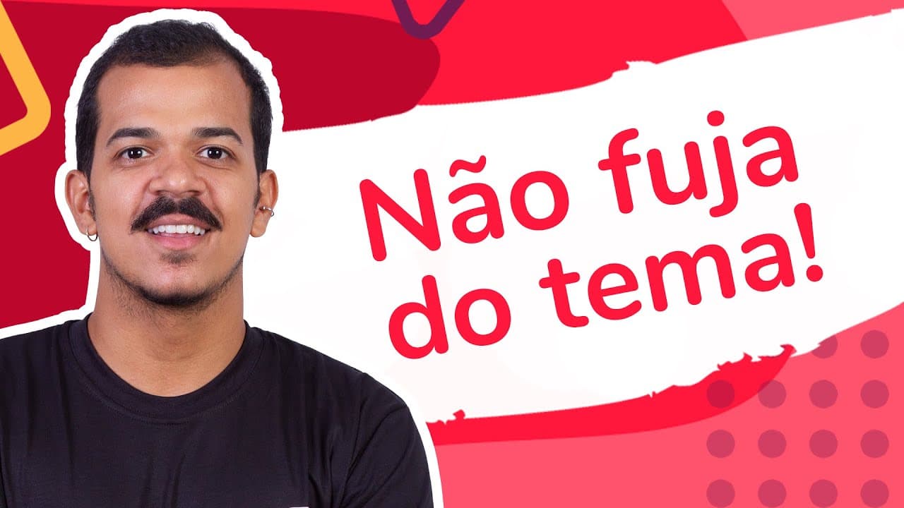 Thumbnail: DICAS PARA NÃO FUGIR DO TEMA | ProEnem