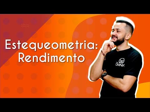Thumbnail da aula: Estequiometria: rendimento - Brasil Escola