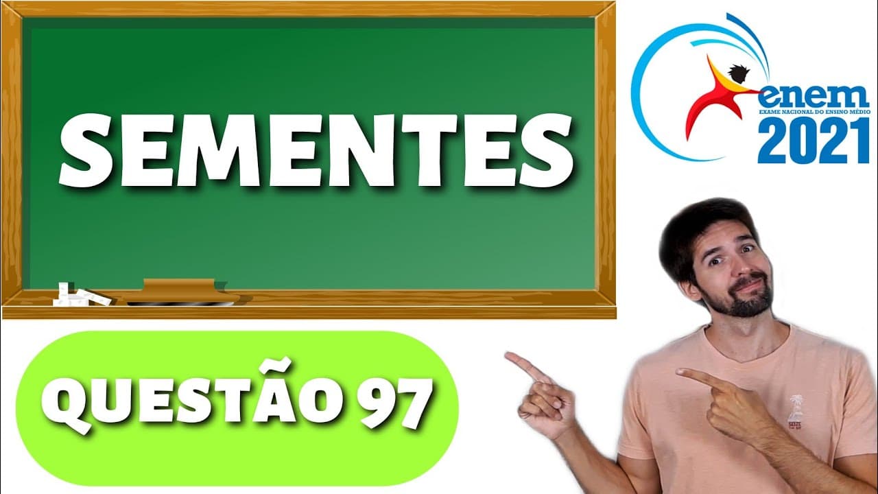 Thumbnail: QUESTÃO ENEM 2021: Nas angiospermas, além da fertilização da oosfera, existe uma segunda fertilizaçã