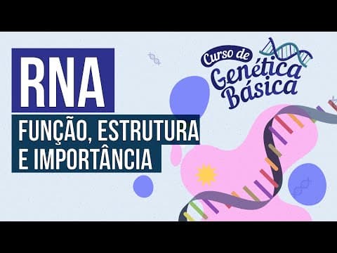 Thumbnail da aula: RNA: função, estrutura e importância | Curso de Genética Básica | Biologia Enem | Cláudia Aguiar
