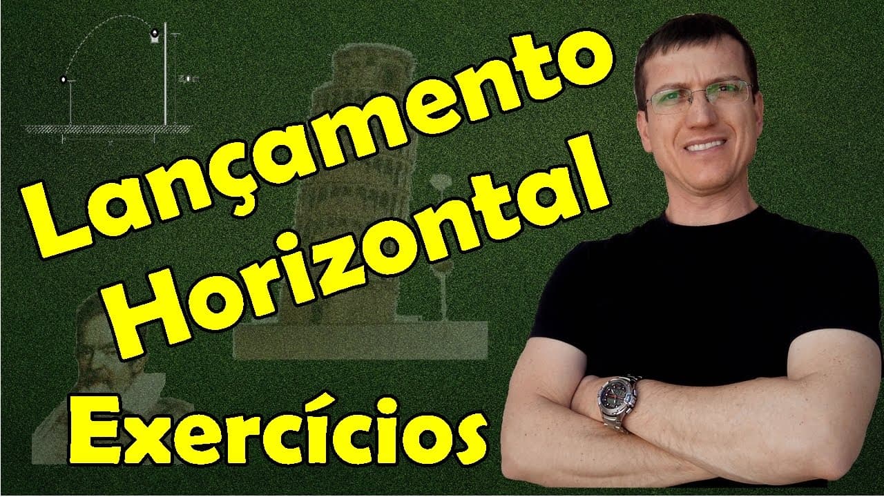 Thumbnail: LANÇAMENTO HORIZONTAL - EXERCÍCIO RESOLVIDO - Aula 23 - Prof. Marcelo Boaro