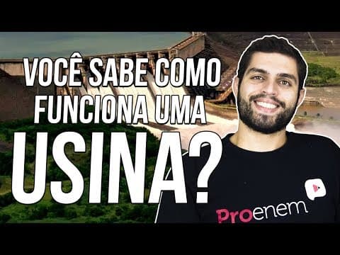Thumbnail da aula: ELETROMAGNETISMO: COMO FUNCIONA UMA USINA HIDRELÉTRICA | Prof. Ricardo Fagundes
