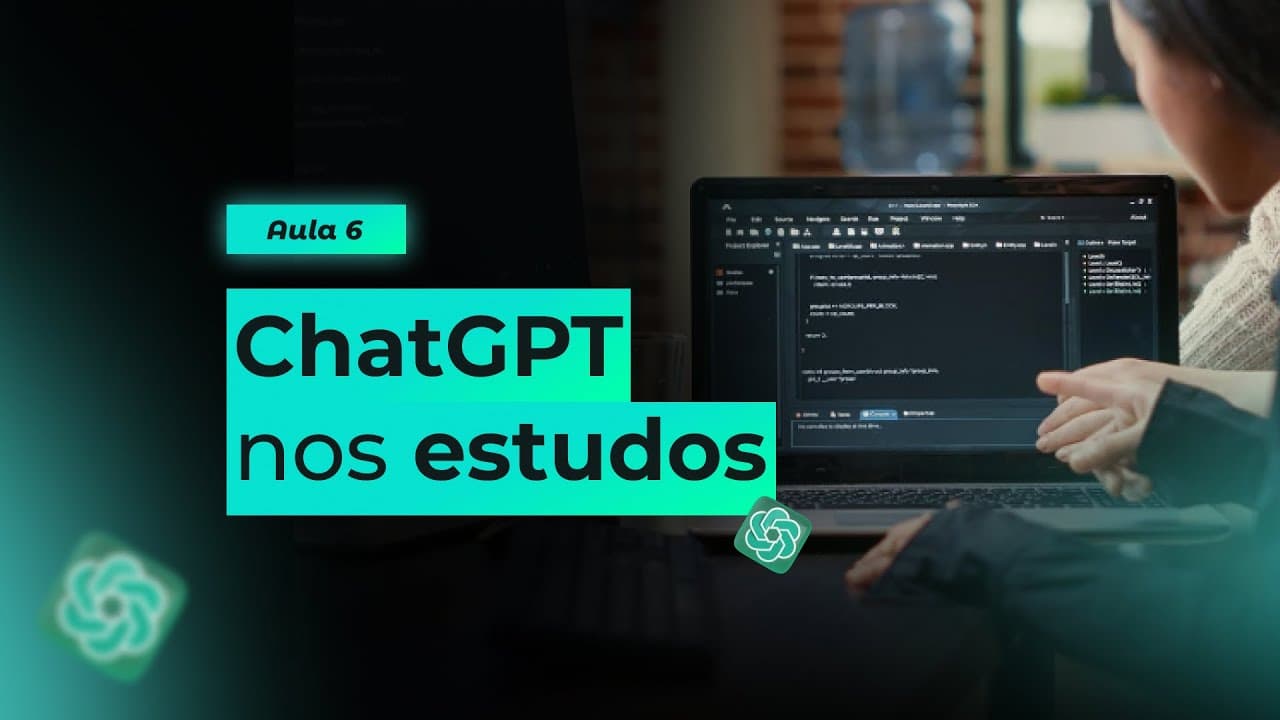 Thumbnail: Como usar o ChatGPT nos estudos | Método IA | Aula 6