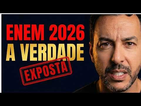 Thumbnail da aula: A Verdade NUA E CRUA do ENEM 2026!!! Segredos Revelados!