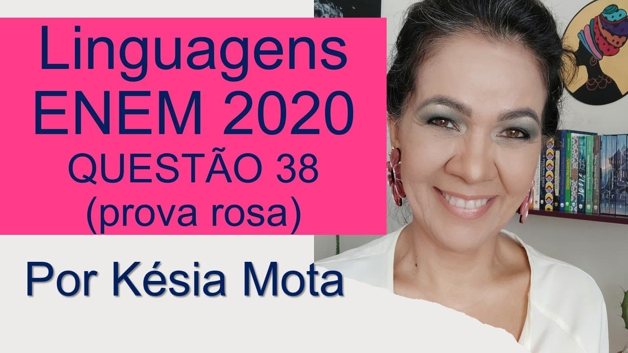 Thumbnail: QUESTÃO 38 do ENEM 2020 (prova rosa)