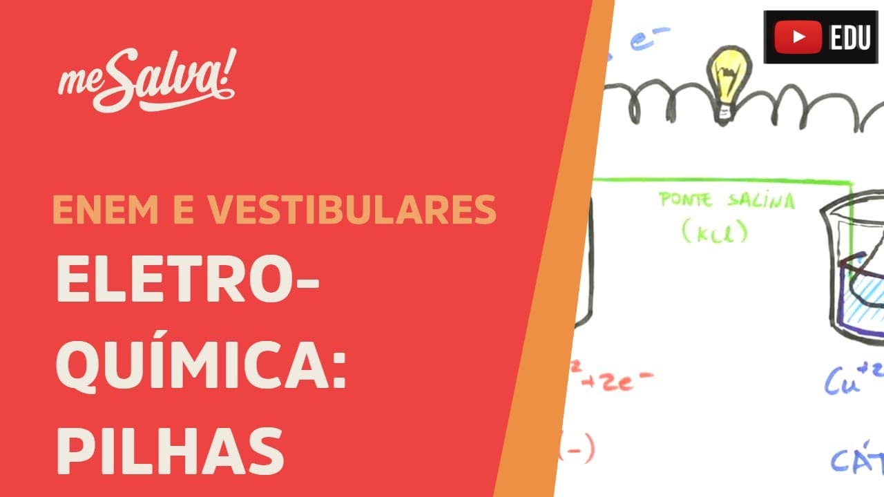 Thumbnail: Me Salva! ELQ02 - Eletroquímica - Pilhas: Teoria