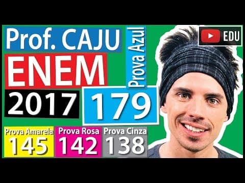 Thumbnail da aula: [ENEM 2017] 179 📘 PROBABILIDADE Um morador de uma região metropolitana tem 50% de probabilidade