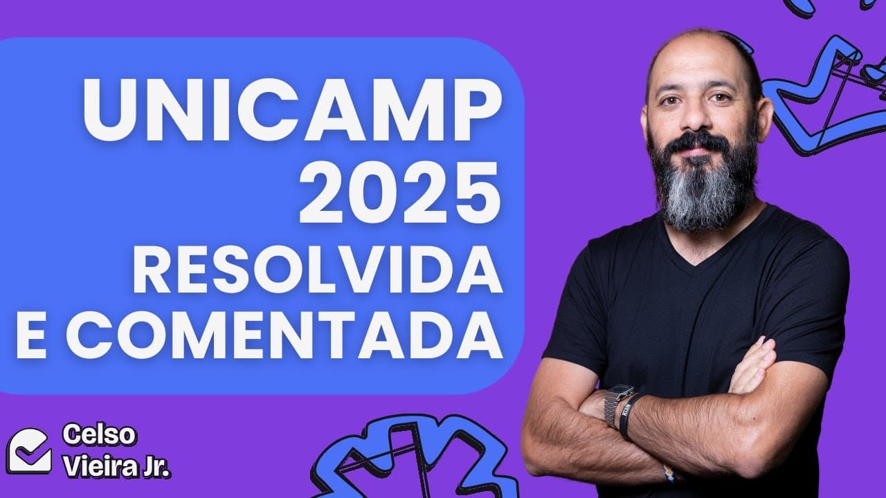 Thumbnail: UNICAMP 2025 – Resolução completa das questões de inglês