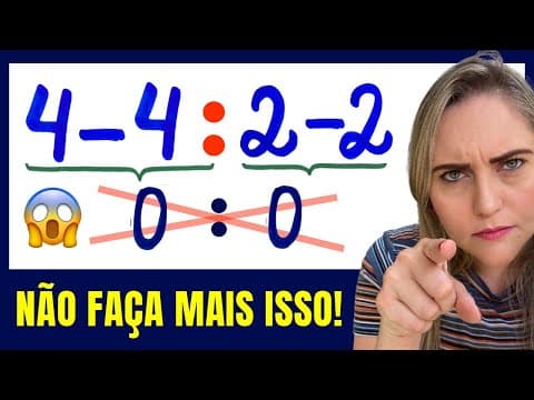 Thumbnail da aula: 🤯VOCÊ ESTÁ FAZENDO ERRADO !!! Matemática básica todo dia.📚🚀