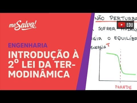 Thumbnail da aula: Me Salva! SLTD01 - Introdução à Segunda Lei da Termodinâmica - Termodinâmica