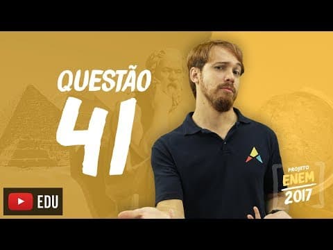 Thumbnail da aula: Enem 2016 - Ciências Humanas | Questão 41 (Caderno Branco)