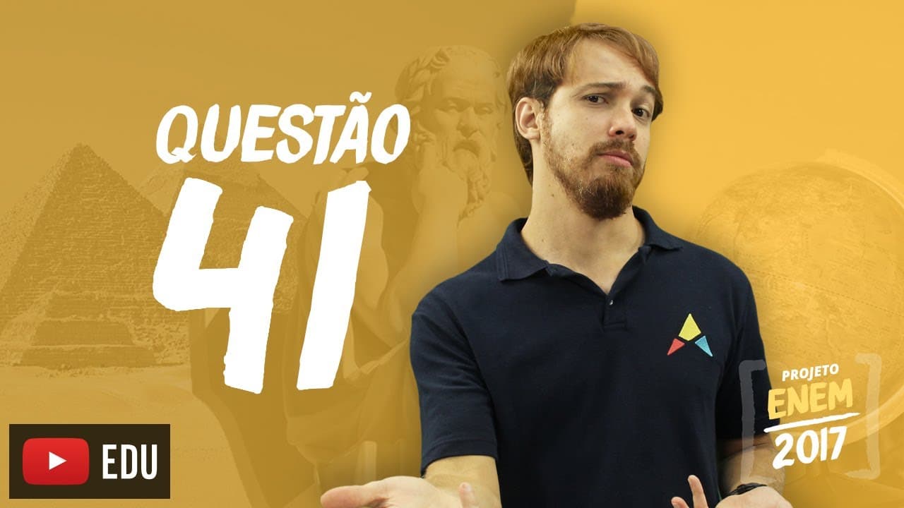 Thumbnail: Enem 2016 - Ciências Humanas | Questão 41 (Caderno Branco)