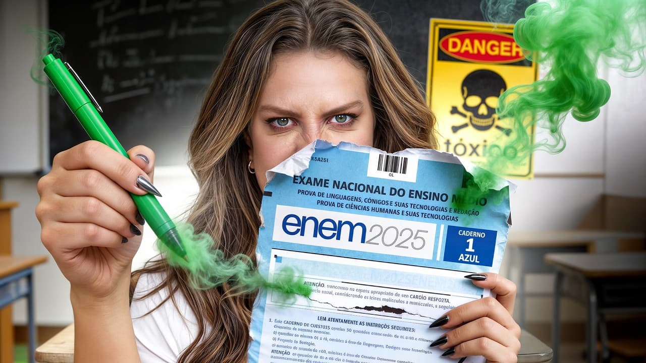 Thumbnail: Os Segredos Tóxicos Para o 900+ Na Redação do Enem