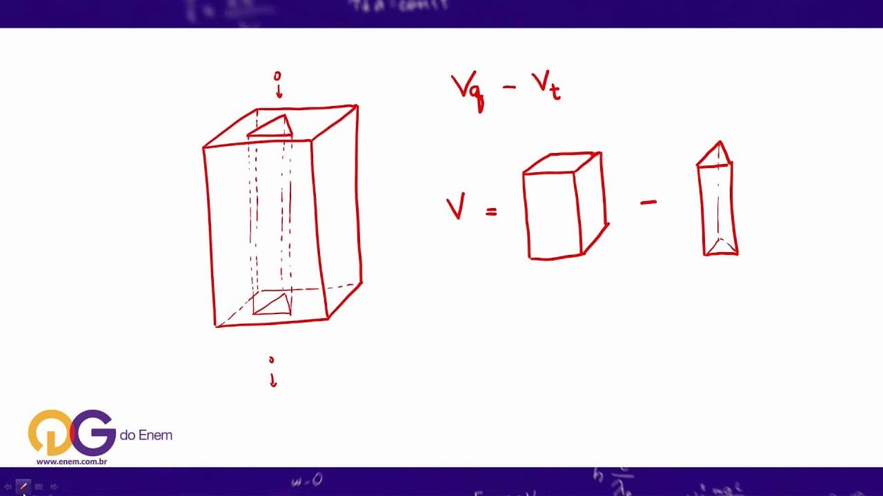 Thumbnail: Volume dos Prismas: Matemática - ENEM
