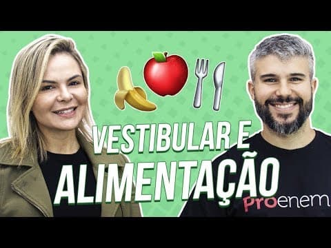 Thumbnail da aula: RESPONDENDO DÚVIDAS SOBRE VESTIBULAR E ALIMENTAÇÃO | Diego Viug e Samira Figueiredo