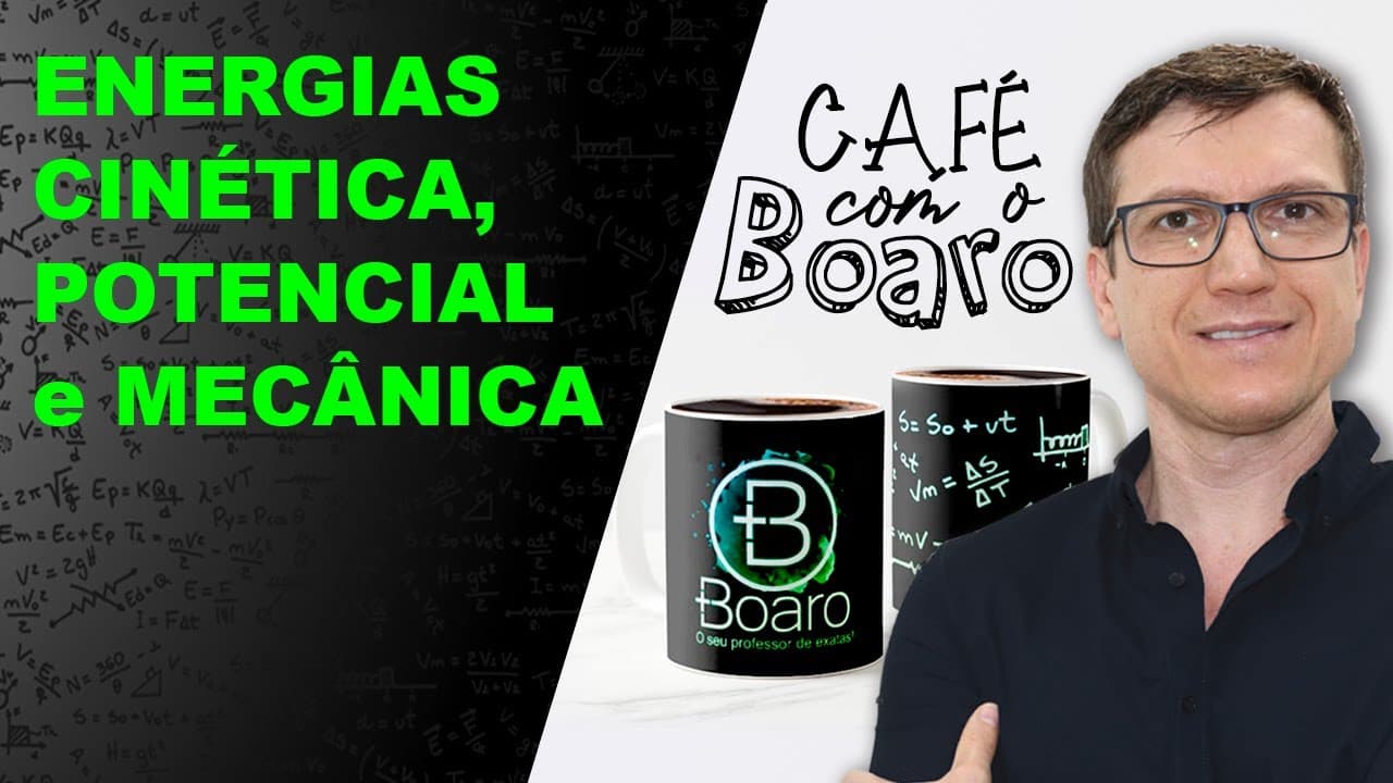 Thumbnail: ENERGIAS CINÉTICA, POTENCIAL e MECÂNICA - Dinâmica - EXERCÍCIOS para REVISÃO de FÍSICA - EXC092