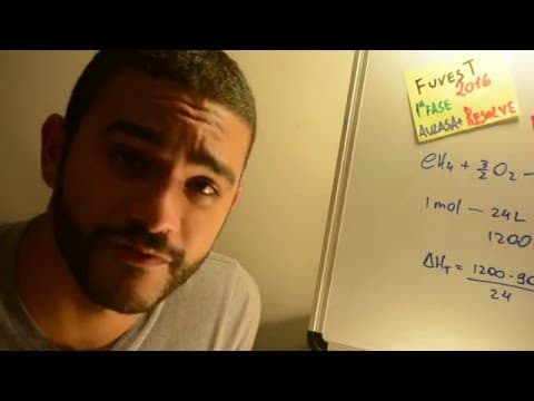 Thumbnail da aula: FUVEST 2016 - Química 15 - Entalpia - 1ª fase Prova V -  Aulas A+ Resolve