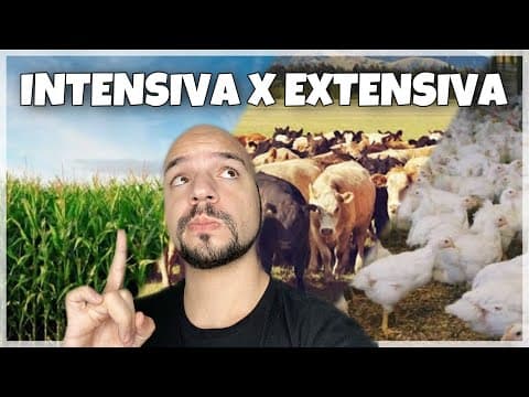 Thumbnail da aula: Agropecuária Intensiva x Extensiva | Ricardo Marcílio