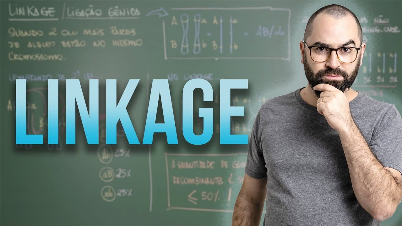 Thumbnail: Linkage (com exercício)  - Aula 15 - Módulo II: Genética | Prof. Gui