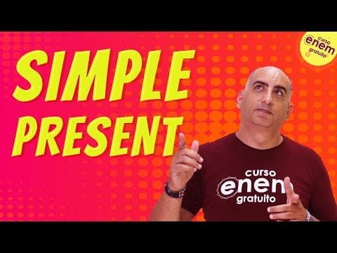 Thumbnail da aula: SIMPLE PRESENT- Afirmativa; Interrogativa; Negativa | Resumo de Inglês para o Enem