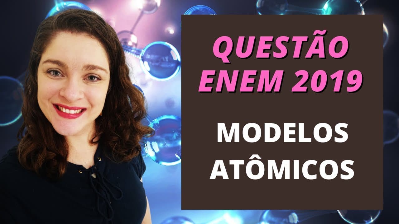 Thumbnail: Questão de química Enem 2019 -  "Em 1808, Dalton publicou o seu famoso livro ...