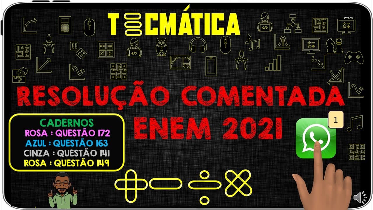 Thumbnail: CORREÇÃO COMENTADA (ENEM 2021)
