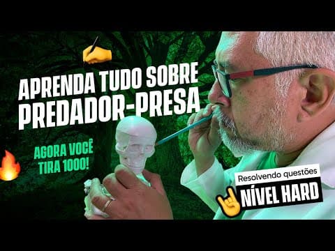 Thumbnail da aula: TUDO SOBRE PREDADOR-PRESA | MODO MEDICINA #4