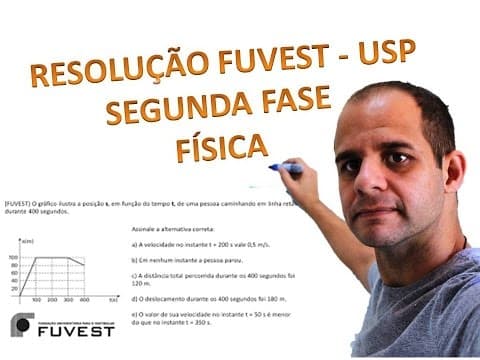 Thumbnail da aula: [RESOLUÇÃO Comentada] - FUVEST  2016 - SEGUNDA FASE 3 - Tema: ONDULAÓRIA