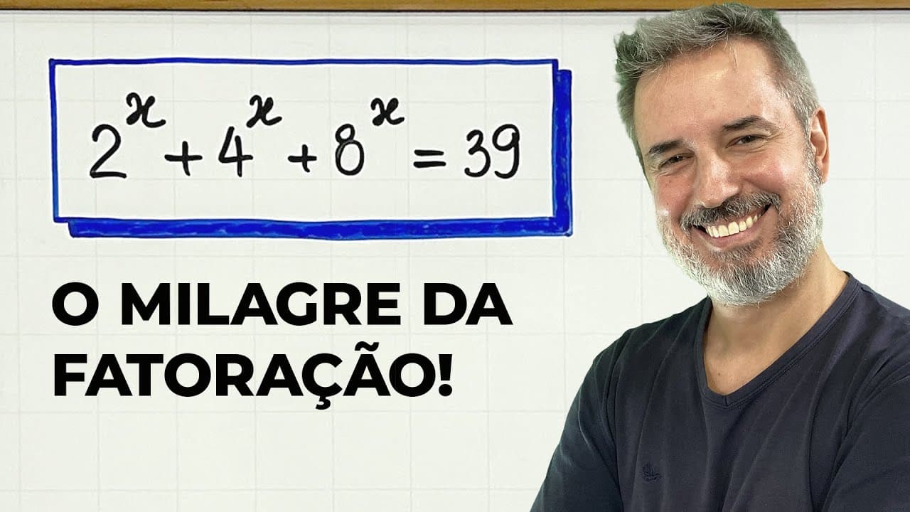 Thumbnail: UMA FATORAÇÃO MILAGROSA resolveu a exponencial! 😮