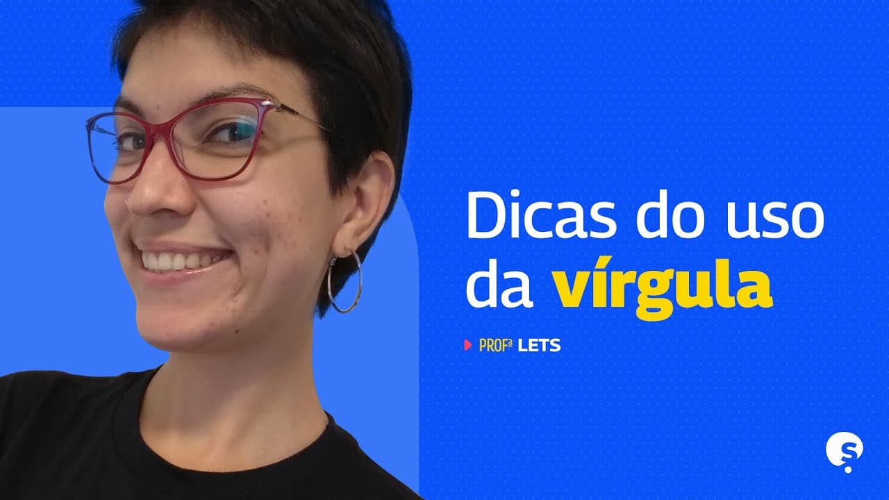 Thumbnail: COMO UTILIZAR A VÍRGULA DE FORMA CORRETA
