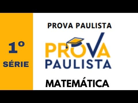 Thumbnail da aula: (ENEM 2020) Os gráficos representam a produção de peças em uma indústria e as horas trabalhadas
