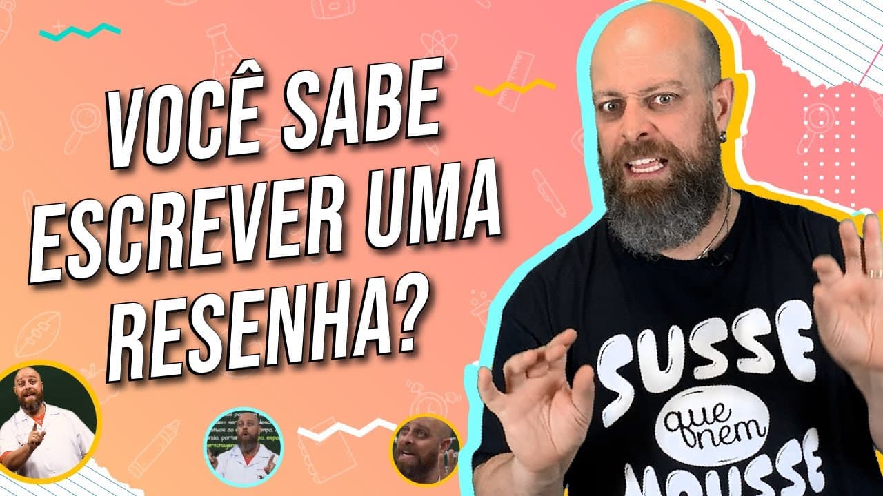 Thumbnail: RESENHA, como escrever? [Prof. Noslen]