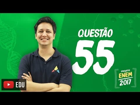 Thumbnail da aula: Enem 2016: Questão 55 (Caderno Branco)