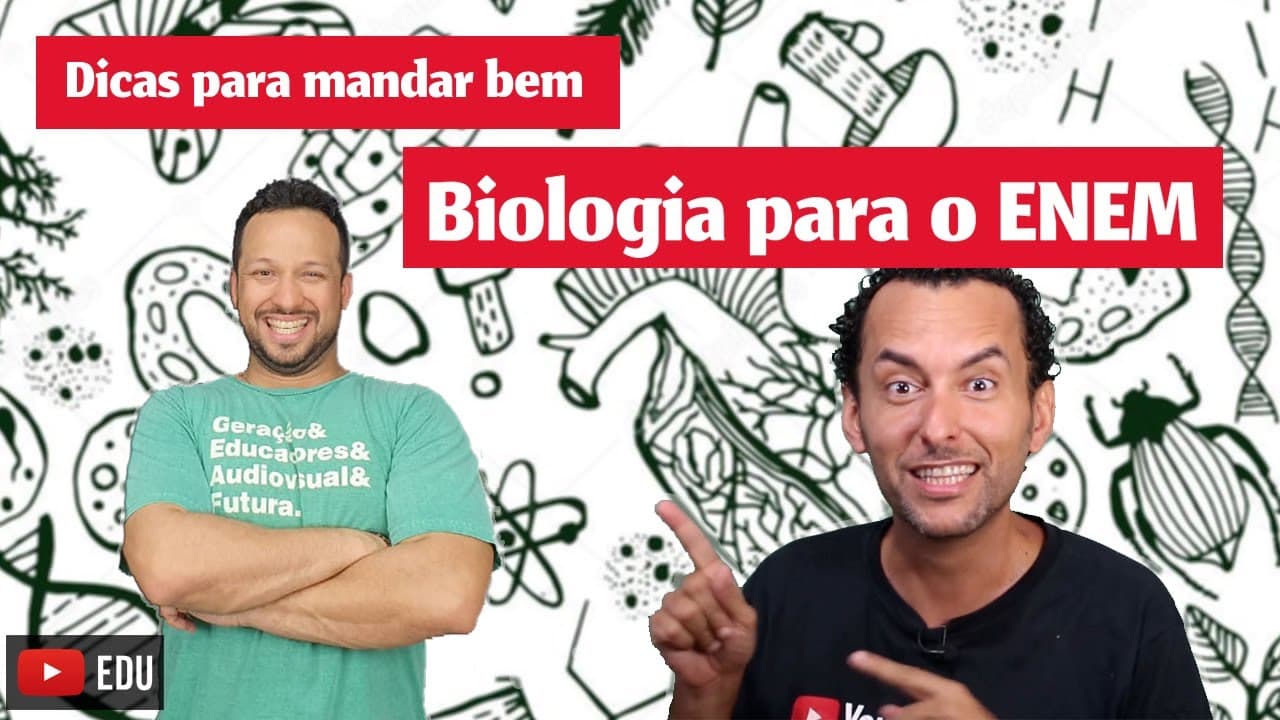 Thumbnail: BIOLOGIA PARA O ENEM | PROF. TUBARÃO | DICAS E MACETES |