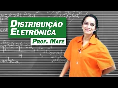 Thumbnail da aula: Química - Distribuição Eletrônica