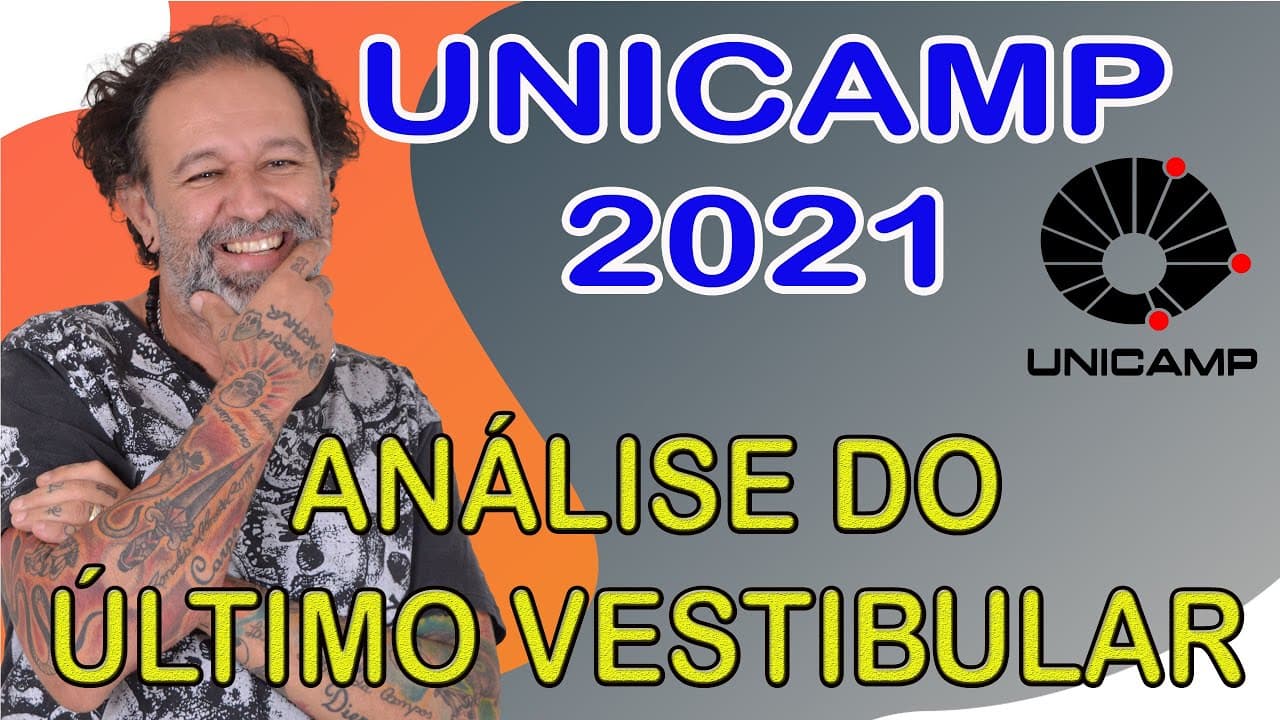 Thumbnail: UNICAMP prova comentada 2020