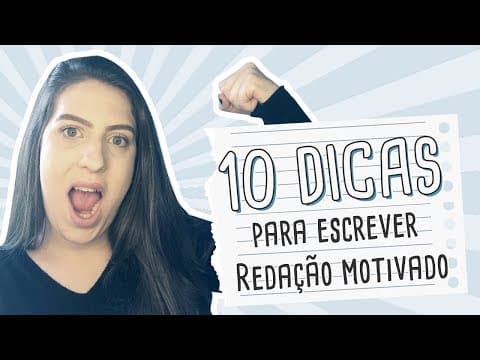 Thumbnail da aula: Como se manter MOTIVADO e ESCREVER redações até o Enem