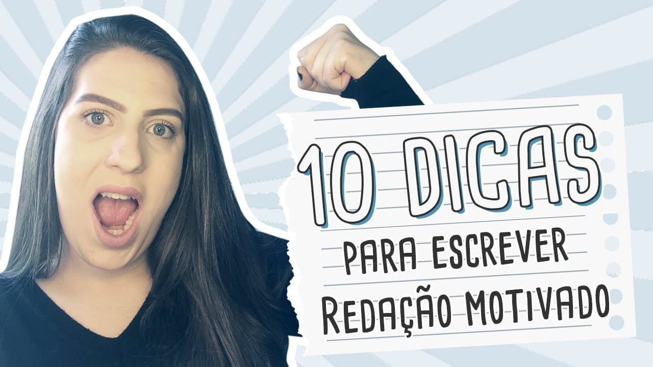 Thumbnail: Como se manter MOTIVADO e ESCREVER redações até o Enem