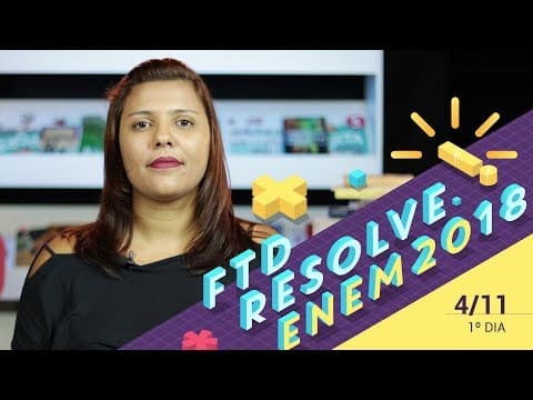 Thumbnail da aula: ENEM 2018 - Espanhol - Lembranças de Plácida Linero