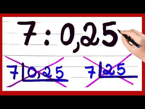 Thumbnail da aula: DIVISÃO COM NÚMERO DECIMAL!! QUER APRENDER? VEM COMIGO!!