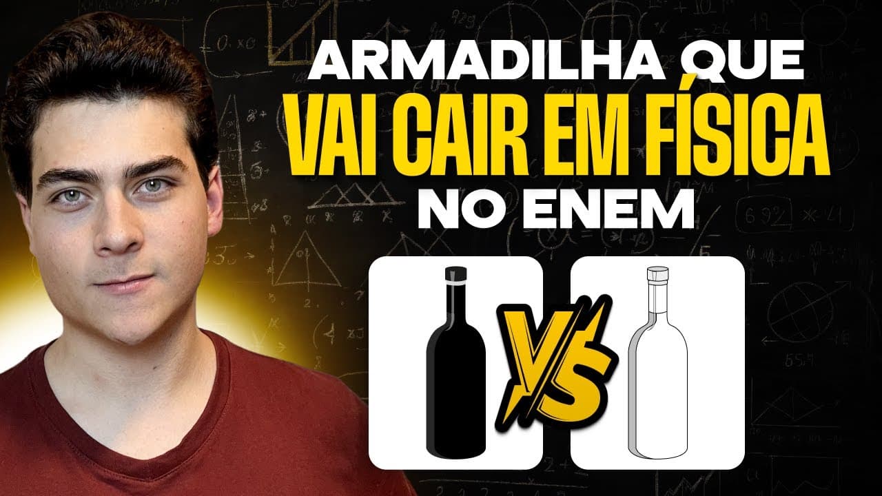 Thumbnail: QUESTÃO DIFÍCIL que SEMPRE CAI em FÍSICA no ENEM (pode cair esse ano)