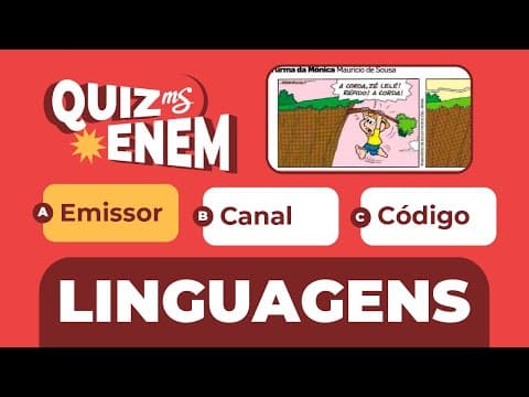 Thumbnail da aula: Treinando Questões | Linguagens | QUIZ ENEM | Me Salva! ENEM