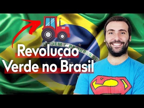 Thumbnail da aula: A REVOLUÇÃO VERDE NO BRASIL - A INTRODUÇÃO DE NOVAS TECNOLOGIAS NO MEIO RURAL