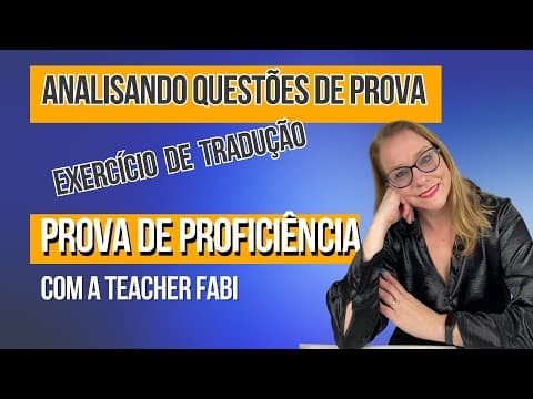 Thumbnail da aula: Analisando questões de prova da UFRGS