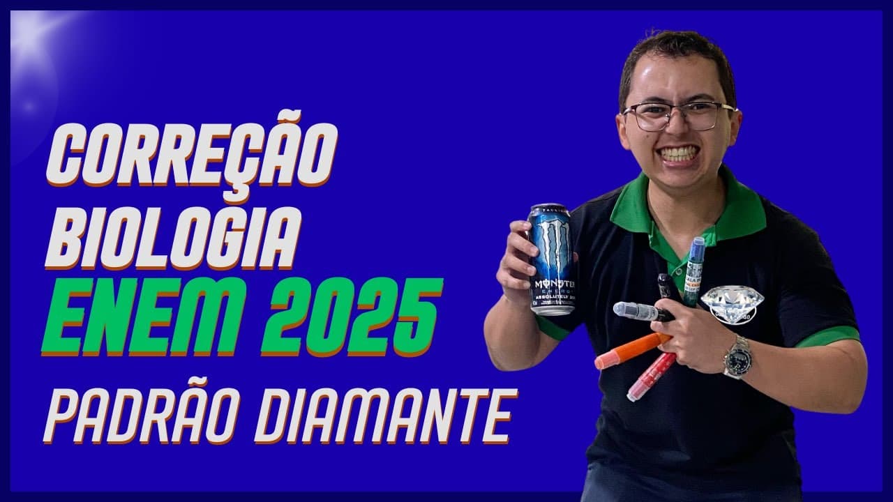 Thumbnail: ENEM 2025: 20 Questões de BIOLOGIA Destrinchadas!