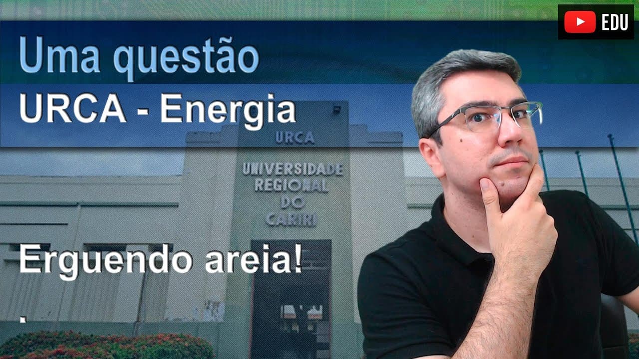 Thumbnail: URCA/2020.1 | Uma questão de energia mecânica | Dois operários devem cavar um poço cilíndrico