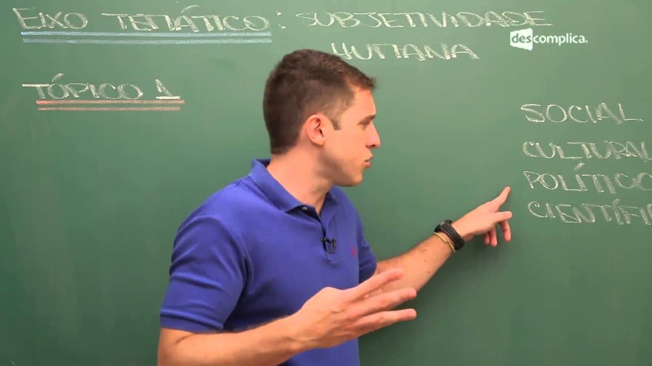 Thumbnail: Eixo Temático: Subjetividade  - Aula ao Vivo: Redação | Descomplica