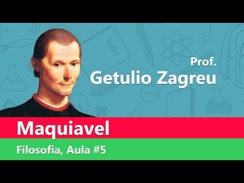 Thumbnail da aula: Filosofia, ENEM 2018 - Maquiavel #4