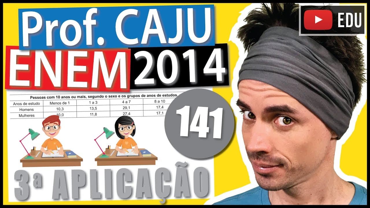 Thumbnail: [ENEM 2014 3Ap] 141 📓 PROBABILIDADE Até o fim do Império, as mulheres eram tolhidas em seu acesso à