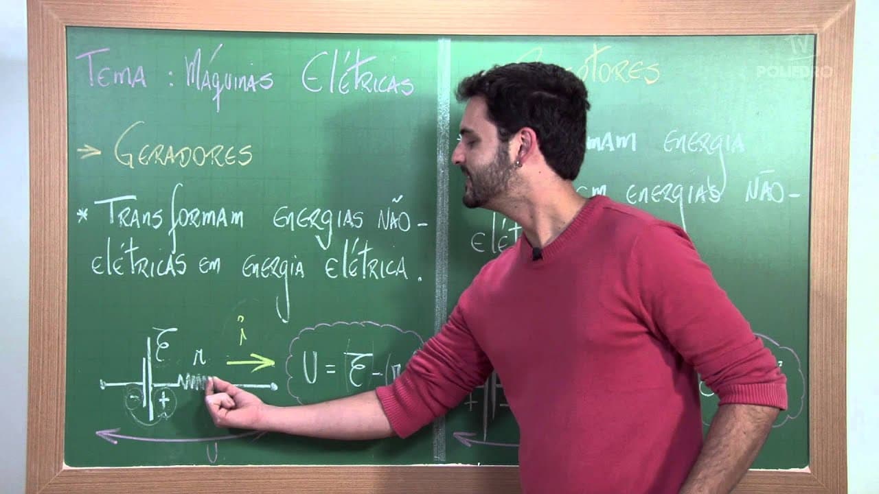 Thumbnail: Videoaulas Poliedro | Enem | Máquinas Elétricas